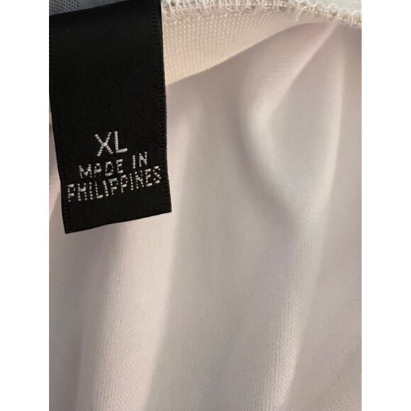 iZ Byer White Maxi Dress With Ruffle Front Straps XL - Picture 6 of 14